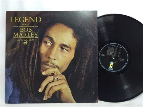 Bob Marley Legend The Best Of Lp Vinyl Record Black Island Label Bob