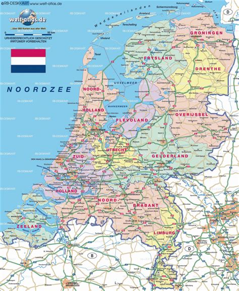 Harta rutiera a Olandei - Profu' de geogra'