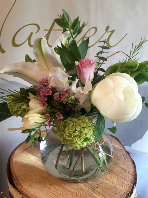 Posy Peony Centrepiece Marlow Floralworks Online Store