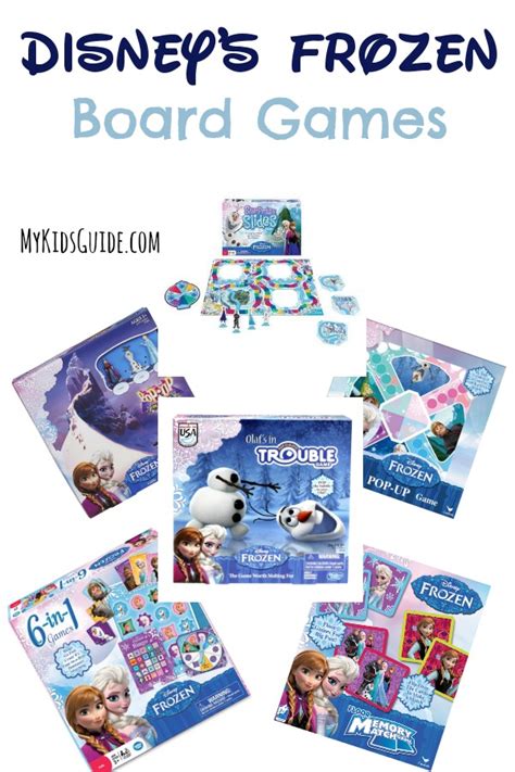 Disneys Frozen Board Games For Kids