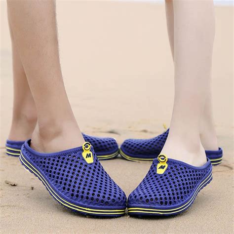 Buy Mens Womens Casual Beach Sandals Hollow Out Breathable Slippers