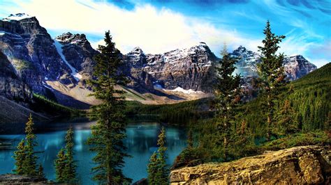 Mountain Lake Moraine Wallpapers And Images Wallpapers