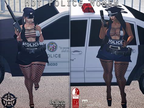 Second Life Marketplace {rc}sexy Hot Police Woman Costume