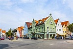 Alte Mittelalterliche Stadt Von Schongau Redaktionelles Foto - Bild von ...