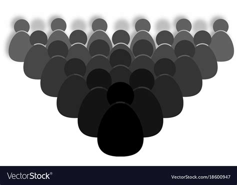 Crowd Of People Icon Royalty Free Vector Image