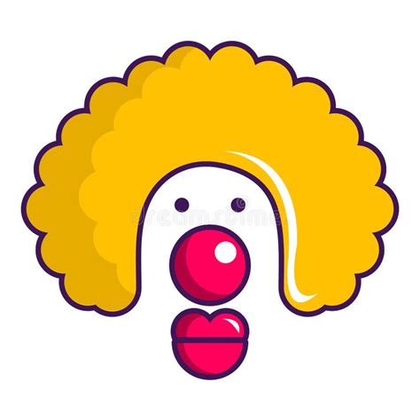 Clown Face Icon Cartoon Style Stock Vector Illustration Of Laughing