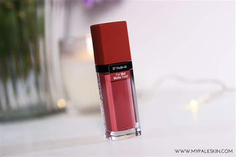 My Pale Skin Bourjois Rouge Edition Velvet 07 Nude Ist Review