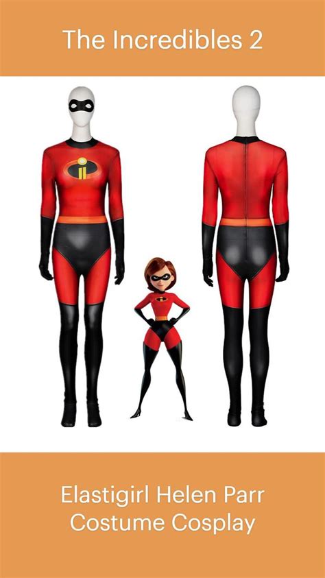 Hallowcos Elastigirl Helen Parr Costume Cosplay The Incredibles 2 In 2023 Suits For Women