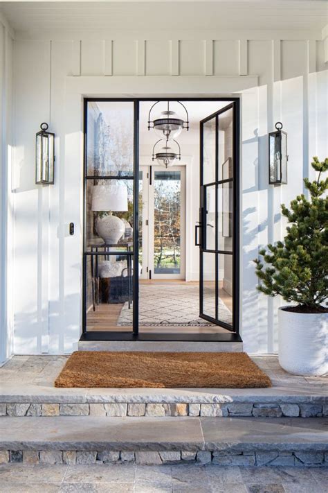 The Farmhouse Front Door A Simple Statement That Speaks Volumes In