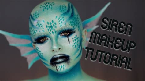 siren halloween makeup tutorial colour creep youtube