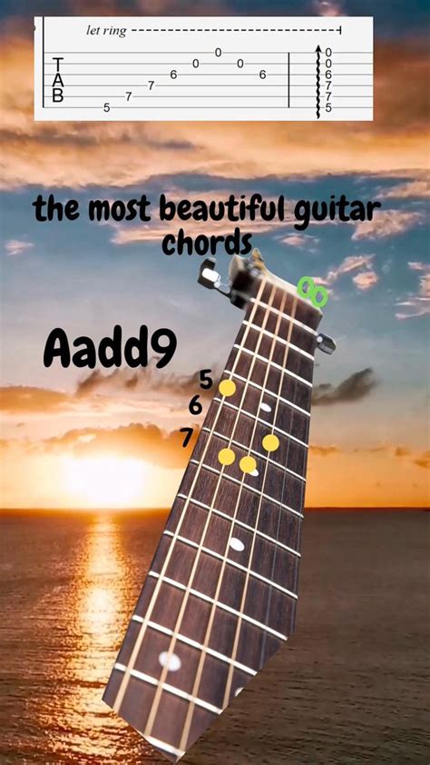 Aadd9 Beautiful Guitar Chords Amazing Chords Guitar Chords