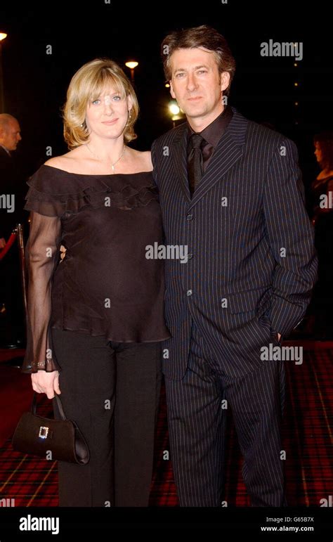 Actress Sarah Lancashire With Her Husband Peter Salmon Arrive For A
