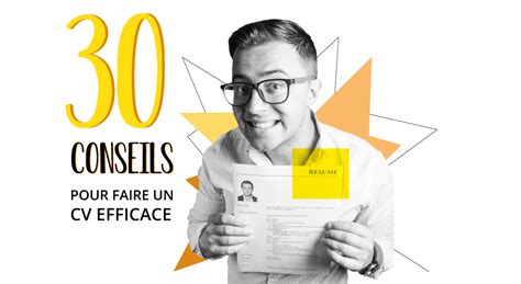 Conseils Pour Un Cv Efficace Et Pertinent