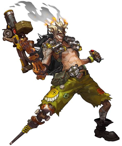 Junkrat From Overwatch Character Design Male Character Design