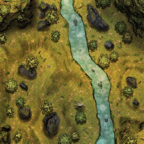 Rocky Wilderness Map CZRPG Battlemaps DriveThruRPG Com