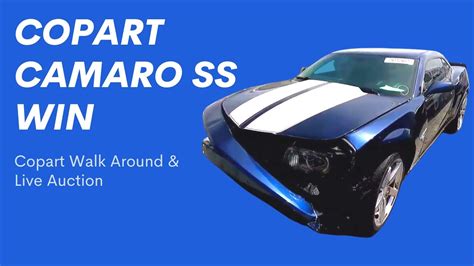 Camaro Ss Copart Win Copart Walk Around Youtube