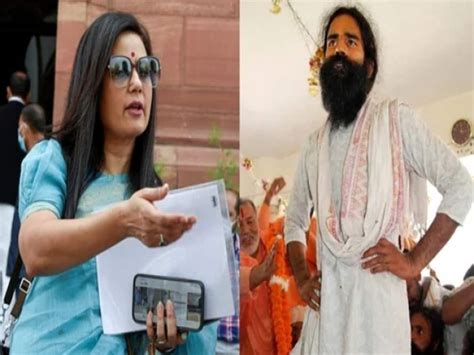 baba ramdev saree remark tmc mp mahua says now i know why baba ran away in salwar suit अब पता