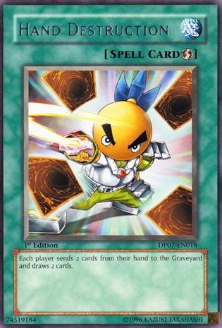Is it better to discard two cards or one card? Hand Destruction - Yu-Gi-Oh! Card of the Day Review - Pojo.com