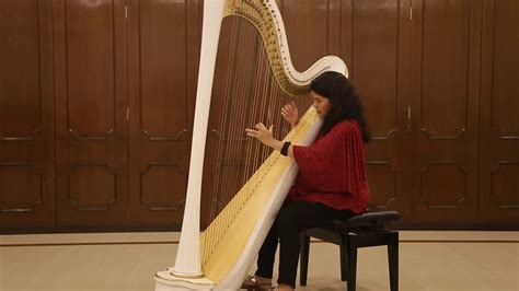 Mary Did You Know Harpist In India Harp Cover By Meagan Pandian