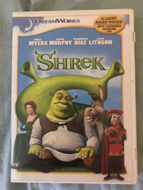 Shrek Dvd 2001 Etsy