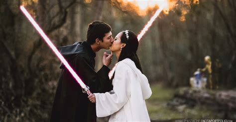 Your Jaw Will Drop When You See This Couple S Amazing Star Wars Wedding Photos