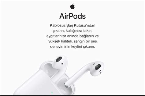 Apple AirPods 2 Nesil Bluetooth Kulaklık MV7N2TU A