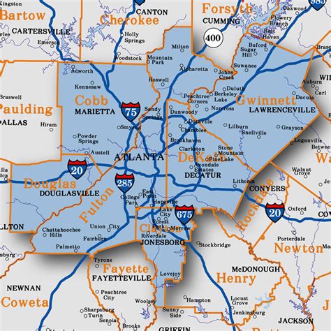 City Of Atlanta Limits Map