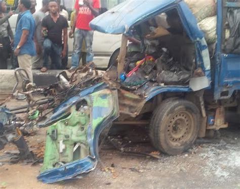 Graphic Photos From The Fatal Accident In Ikorodu This Morning