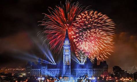 The celebrations are opened in an official ceremony that takes place. fete du canada