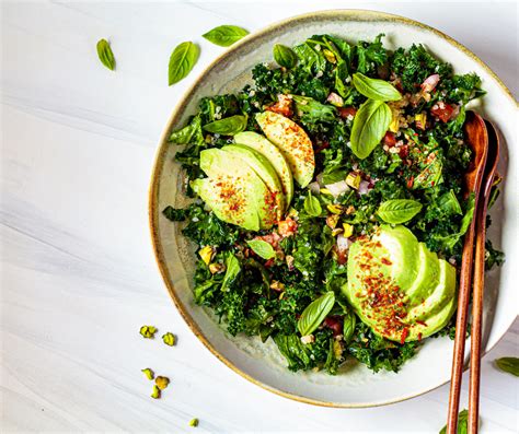 Kale And Avocado Salad Recipe Blog Miss Vitality