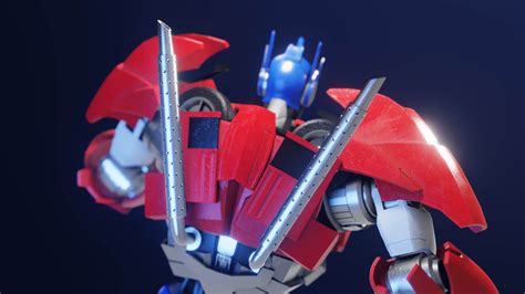Optimus Prime Transformers Prime Rig 3d Model By Billnguyen1411
