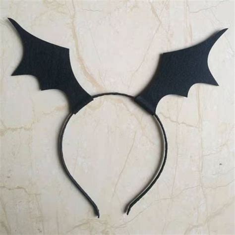 Kaboer Kaboer 2pcs Halloween Headbands Bat Headband Black Bat Ear