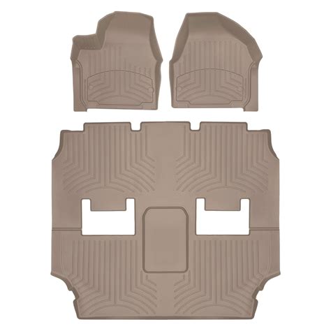 Weathertech® 459451im 459452 1st 2nd And 3rd Row Tan Hp Floor Liners