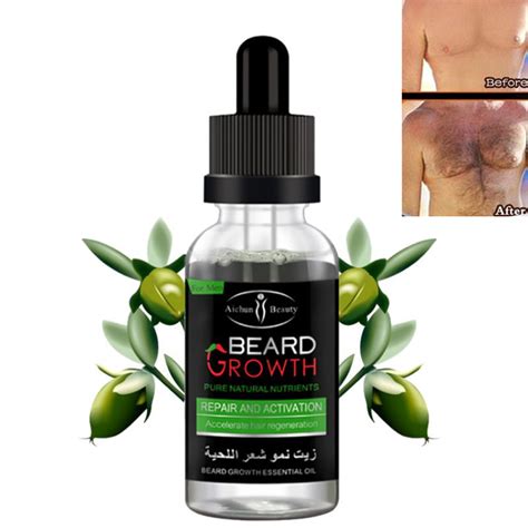 2018 professional men beard growth enhancer facial nutrition moustache grow beard shaping tool