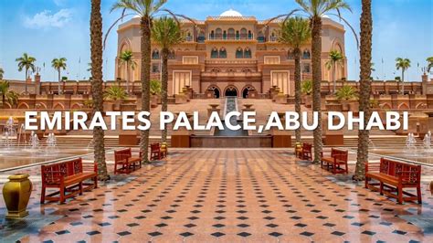 Abu Dhabi Emirates Palace Hoteldubai4 Youtube