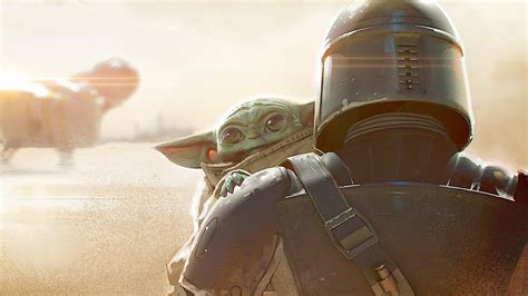 Wallpaper Of Baby Yoda The Mandalorian Character Mandalorian End