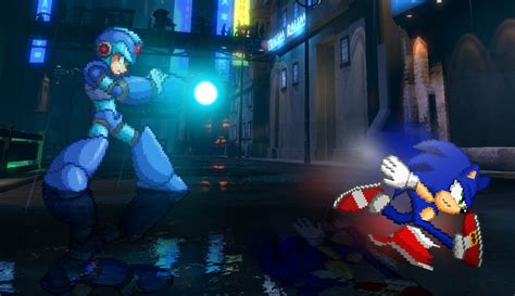 Sonic Vs Mega Man X By Macmar02 On Deviantart