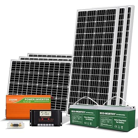 Amazon ECO WORTHY 200 Watt 12 Volt Complete Solar Panel Starter