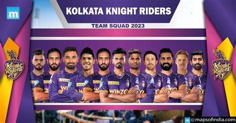 Kolkata Knight Riders Team For Ipl 2023 Ipl 16 Kolkata Knight Riders