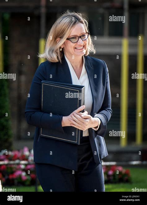 Home Secretary Amber Rudd Arriving In Downing Street For A Cobra Meeting After An Incident In
