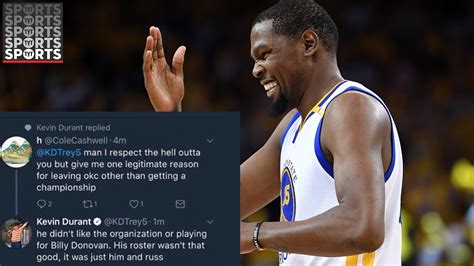 Kevin Durant Makes A Bizarre Statement While Replying To An Online Troll