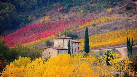 Tuscany Tuscany Landscape Autumn Landscape Italy Vacation Italy