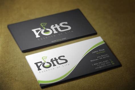 The united states playing card company | leader in production and d. Business Card for Essential oil company | Freelancer