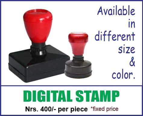 Digital Stamp Online Stamp Maker Price With Available Color And Size