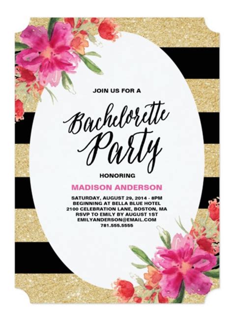 10 Bachelorette Party Invite Template Png Us Invitation Template
