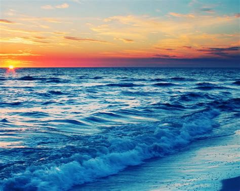 Free Download Beach At Sunset 1920x1080 Wallpaper1920x1080