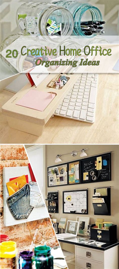 20 Creative Home Office Organizing Ideas Hative