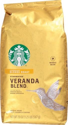 Starbucks Veranda Blend Blonde Roast Whole Bean Coffee 20 Oz Ralphs