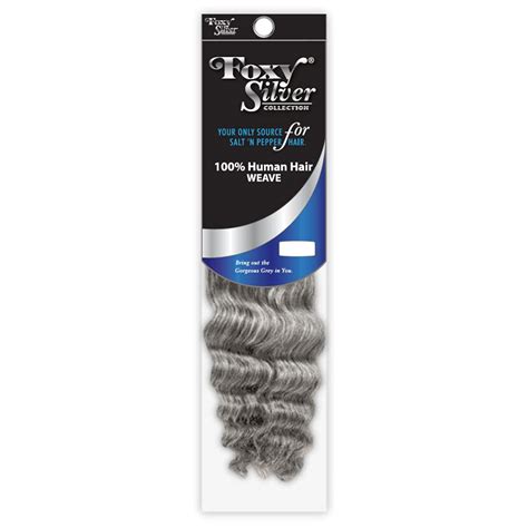Amazon Com Foxy Silver Foxy Weave Hh Ocean Wave Inch Pack Human Hair Weave In