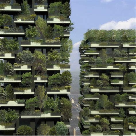 Bosco Verticale Worlds First Vertical Forest In Milan Amusing Planet